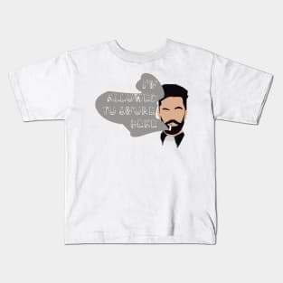 I'm allowed to smoke in here. Jesse Custer Kids T-Shirt